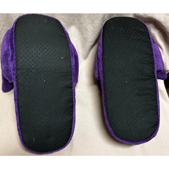 Pokemon Gengar Purple Plush Slippers Adult Size XL Slip On - Picture 3 of 3